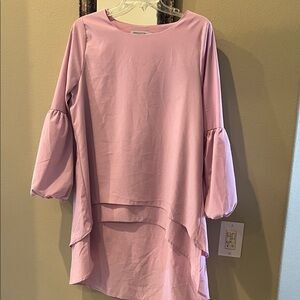 MISSLOOK Pink Tunic Top